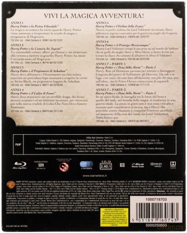 Harry Potter 1-7 [Blu-Ray]