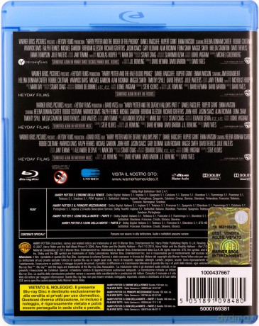 Harry Potter 5-7 (Part 1-2) [4xBlu-Ray]