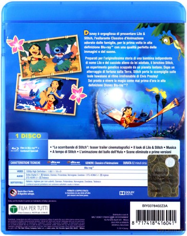Lilo and Stitch (Lilo i Stitch) [Blu-Ray]