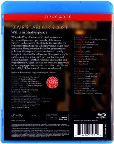 Loves Labours Lost [Blu-Ray]