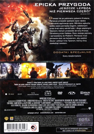 Gniew tytanów [DVD]