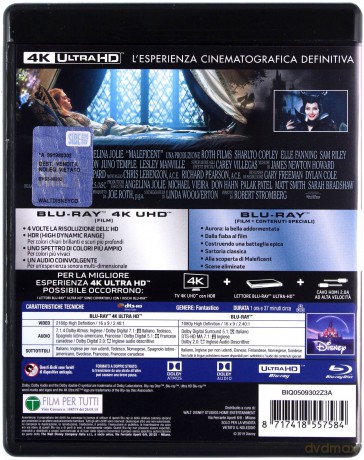 Maleficent (Czarownica) [Blu-Ray 4K]+[Blu-Ray]