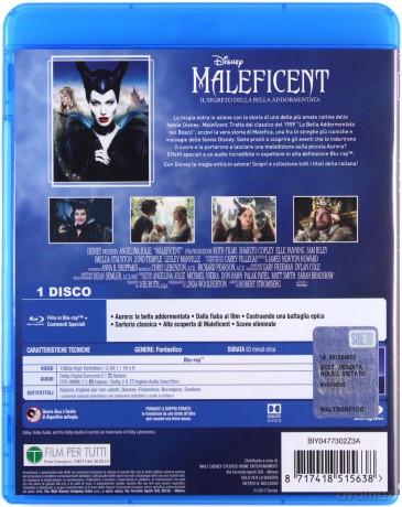 Maleficent (Czarownica) (Disney) [Blu-Ray]
