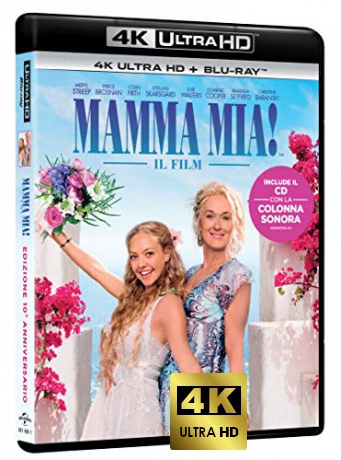 Mamma mia (10th Anniversary Edition) [Blu-Ray 4K]+[Blu-Ray]+[CD]