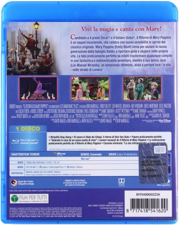 Mary Poppins Returns (Mary Poppins powraca) [Blu-Ray]