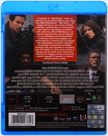 Mile 22 (Eskorta) [Blu-Ray]