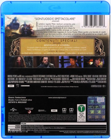 Mortal Engines (Zabójcze maszyny) [Blu-Ray]