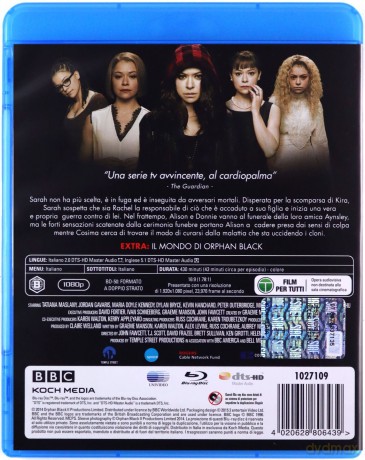 Orphan Black (Complete Series) [Blu-Ray]