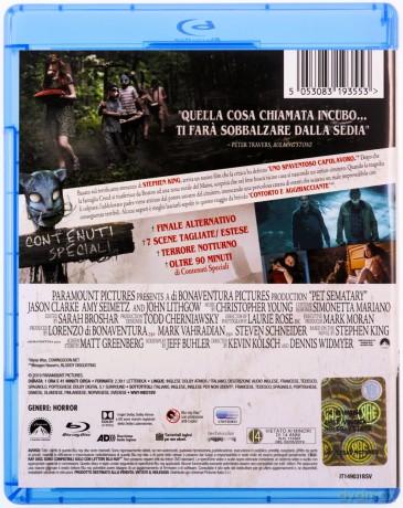 Pet Sematary (Smętarz dla zwierzaków) [Blu-Ray]