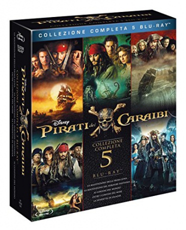 Pirates of the Caribbean 1-5: Collection (Piraci z Karaibów 1-5: Kolekcja) [5xBlu-Ray]