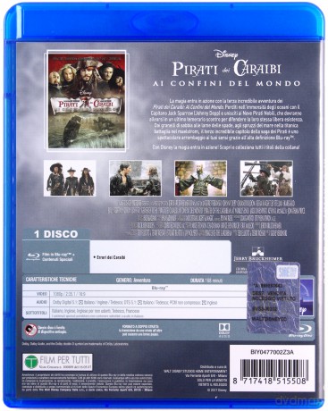 Pirates of the Caribbean: At World's End (Limited) (Piraci z Karaibów: Na krańcu świata (Edycja limitowana)) [Blu-Ray]