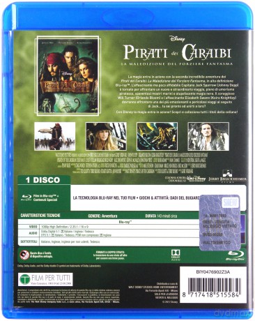Pirates of the Caribbean: Dead Man's Chest (Piraci z Karaibów: Skrzynia umarlaka) [Blu-Ray]
