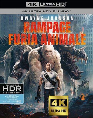Rampage (Rampage: Dzika furia) [Blu-Ray 4K]+[Blu-Ray]