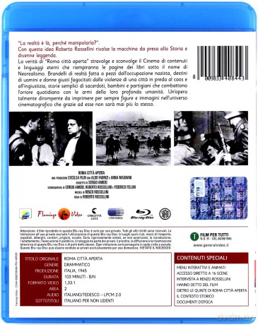 Rome, Open City (Rzym, miasto otwarte) [Blu-Ray]