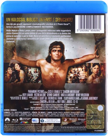Samson and Delilah (Samson i Dalila) [Blu-Ray]