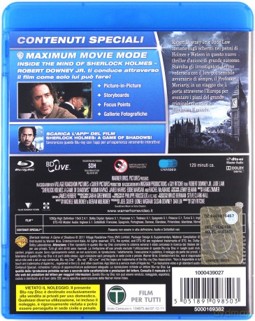 Sherlock Holmes: Gra cieni [Blu-Ray]