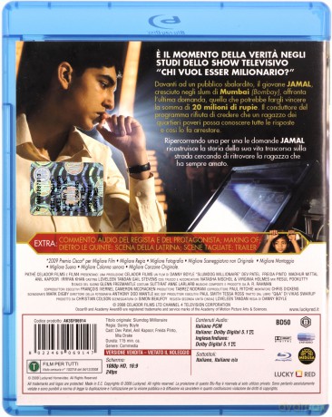 Slumdog Millionaire (Slumdog, milioner z ulicy) [Blu-Ray]
