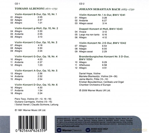 Zeit Fur Violinen-Konzerte (ecopack) [2CD]
