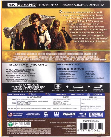 Solo: A Star Wars Story (Han Solo: Gwiezdne wojny - historie) [Blu-Ray 4K]+[Blu-Ray]