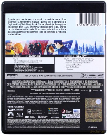 Star Trek Into Darkness (W ciemność. Star Trek) [Blu-Ray 4K]+[Blu-Ray]