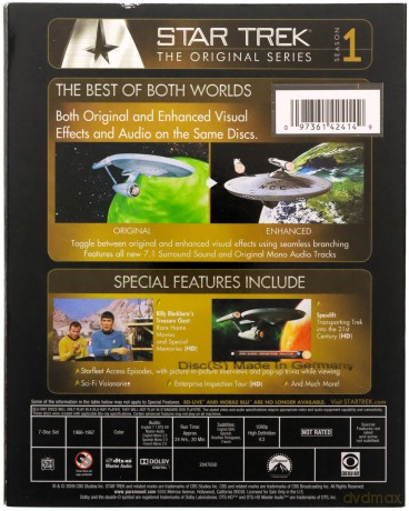 Star Trek: Original Series: Season 1 [7xBlu-Ray]