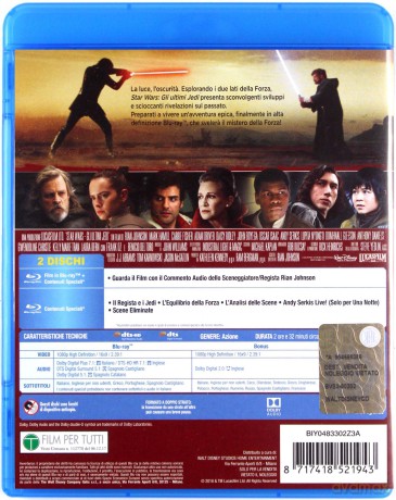 Star Wars: Episode VIII - The Last Jedi (Gwiezdne wojny: Ostatni Jedi) [2xBlu-Ray]