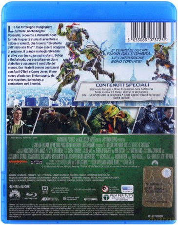 Teenage Mutant Ninja Turtles: Out of the Shadows (Wojownicze żółwie ninja: Wyjście z cienia) [Blu-Ray]