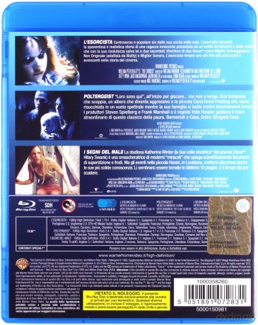 The Exorcist / Poltergeist / The Reaping (Egzorcysta / Duch / Plaga) [3xBlu-Ray]