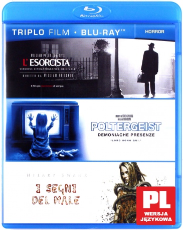 The Exorcist / Poltergeist / The Reaping (Egzorcysta / Duch / Plaga) [3xBlu-Ray]