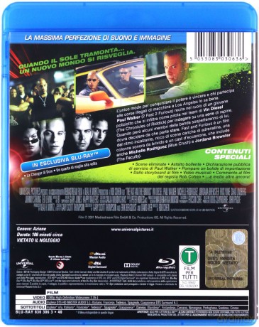 The Fast and the Furious (Szybcy i wściekli) [Blu-Ray]