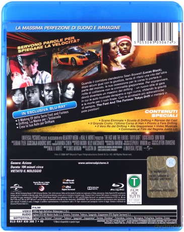 The Fast and the Furious: Tokyo Drift (Szybcy i wściekli: Tokio Drift) [Blu-Ray]