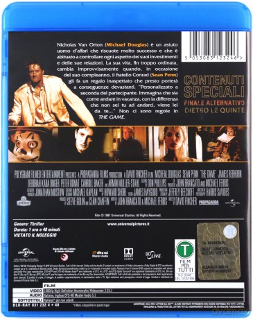 The Game (20th Anniversary edition) (Gra) [Blu-Ray]