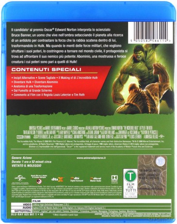 The Incredible Hulk (Niesamowity Hulk) [Blu-Ray]