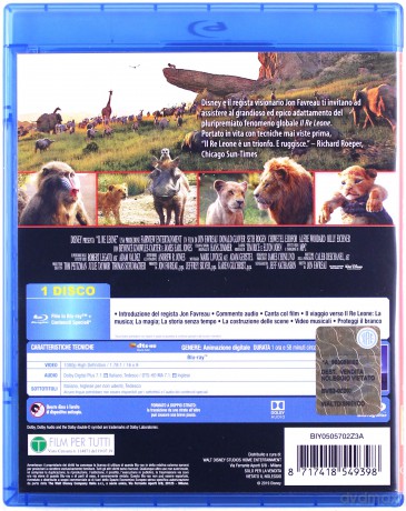 The Lion King (Król Lew) [Blu-Ray]