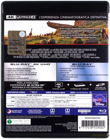 The Lion King (Król Lew) [Blu-Ray 4K]+[Blu-Ray]