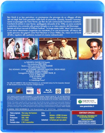 The Long, Hot Summer (Długie, gorące lato) [Blu-Ray]