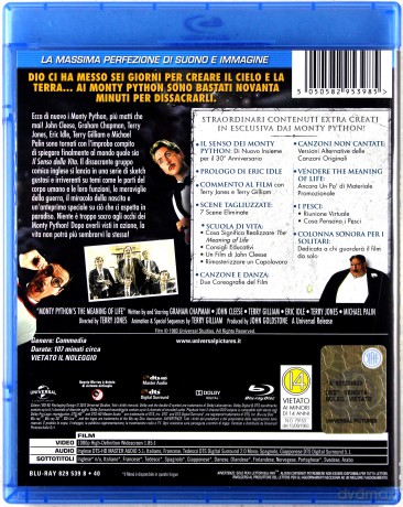 The Meaning of Life (Sens życia według Monty Pythona) [Blu-Ray]