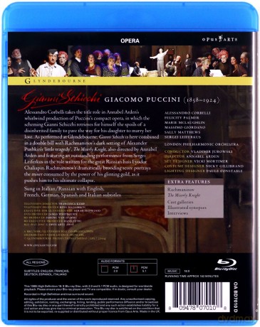 The Miserly Knight/Gianni Schicchi [Blu-Ray]
