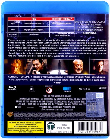 The Prestige (Prestiż) [Blu-Ray]
