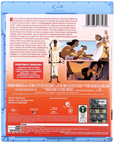 The Prince of Egypt (Książę Egiptu) [Blu-Ray]