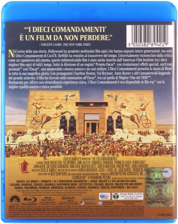 The Ten Commandments (Dziesięcioro przykazań) [Blu-Ray]