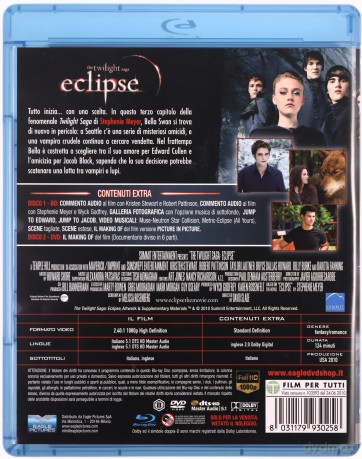 The Twilight Saga: Eclipse (Deluxe Edition) (Saga 'Zmierzch': Zaćmienie) [2xBlu-Ray]