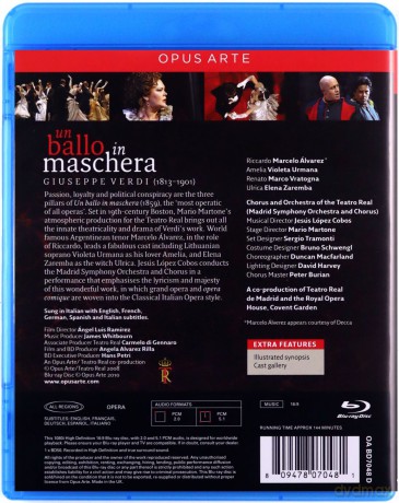 Un Ballo In Maschera [Blu-Ray]