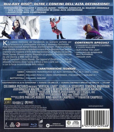 Vertical Limit (Granice wytrzymałości) [Blu-Ray]