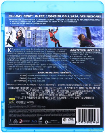 Vertical Limit (Granice wytrzymałości) [Blu-Ray]