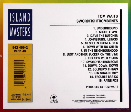 Tom Waits: Swordfishtrombones [CD]