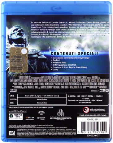 X-Men: Apocalypse [Blu-Ray]