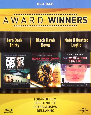Zero Dark Thirty / Black Hawk Dawn / Born on the Fourth of July - Oscar Collection (Wróg numer 1 / Helikopter w ogniu / Urodzony 4 lipca) [3xBlu-Ray]