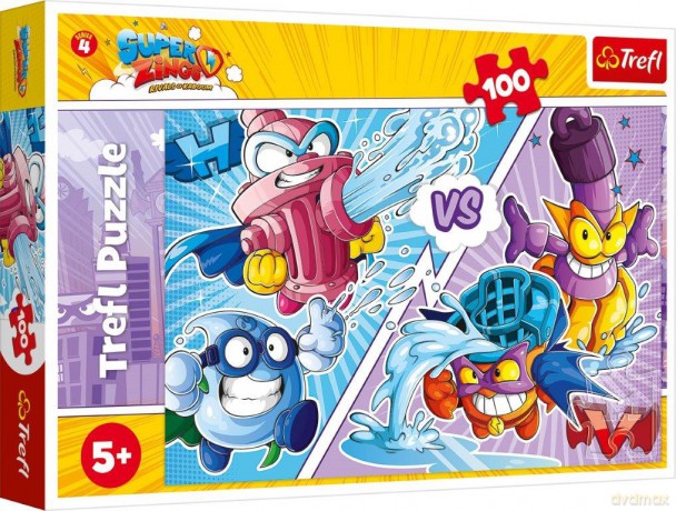 TREFL SuperZings. Bohaterowie kontra złoczyńcy 100 el. [PUZZLE]