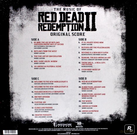 The Music Of Red Dead Redemption 2 Original Score [2xWinyl]